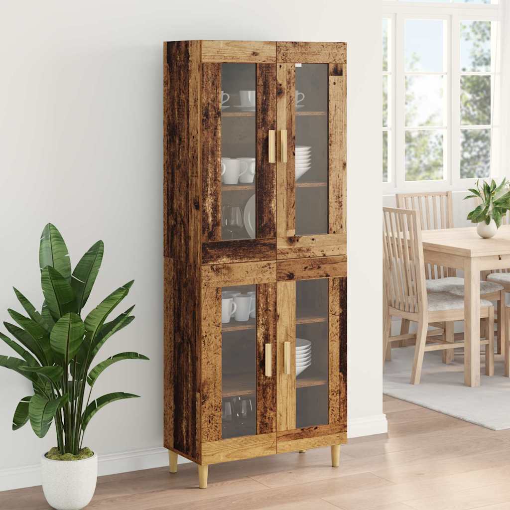 Highboard Staro drvo 69,5 x 34 x 180 cm Konstruirano drvo