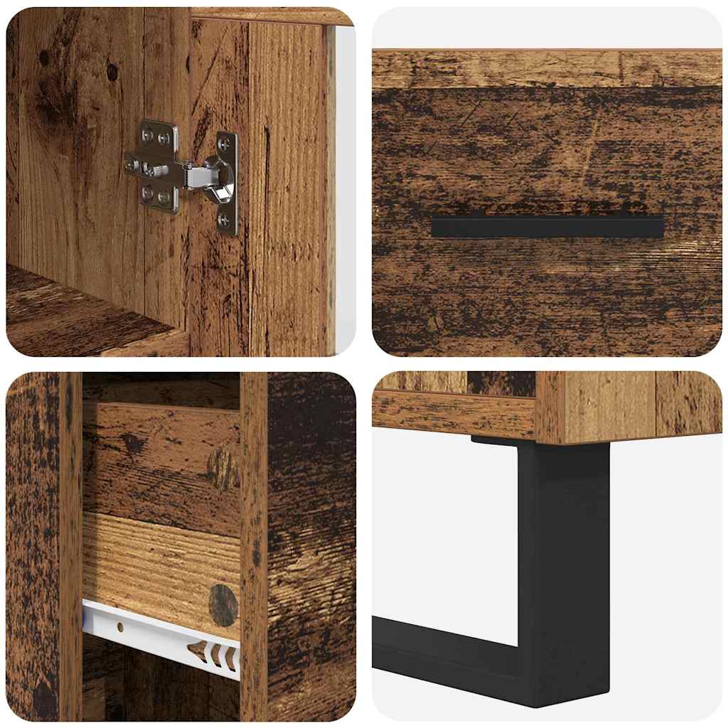 Highboard Staro drvo 34,5 x 34 x 180 cm Konstruirano drvo
