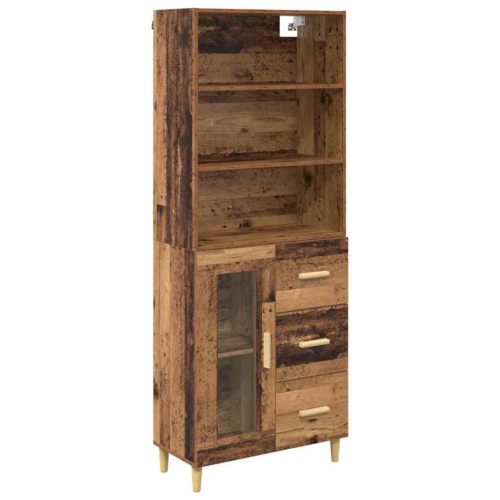 Highboard Staro drvo 69,5 x 34 x 180 cm Konstruirano drvo