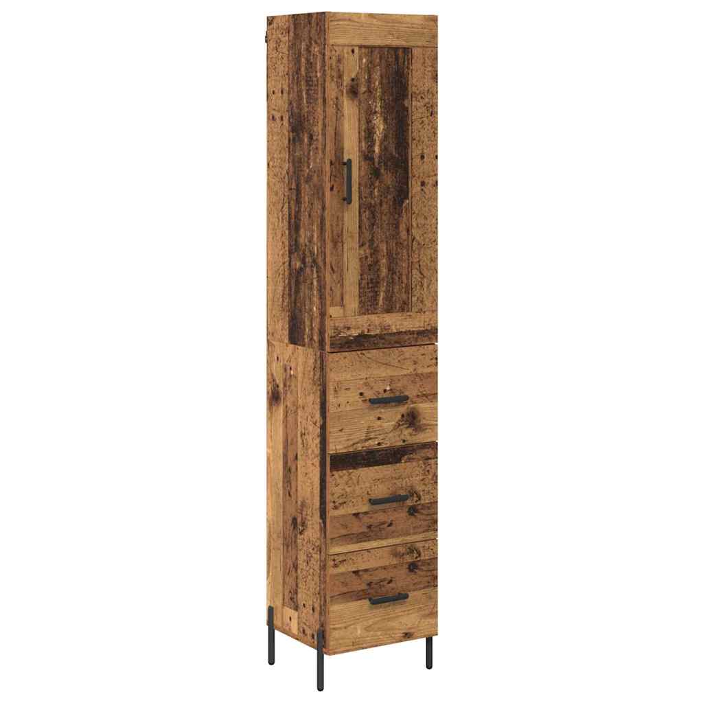Highboard Staro drvo 34,5 x 34 x 180 cm Konstruirano drvo