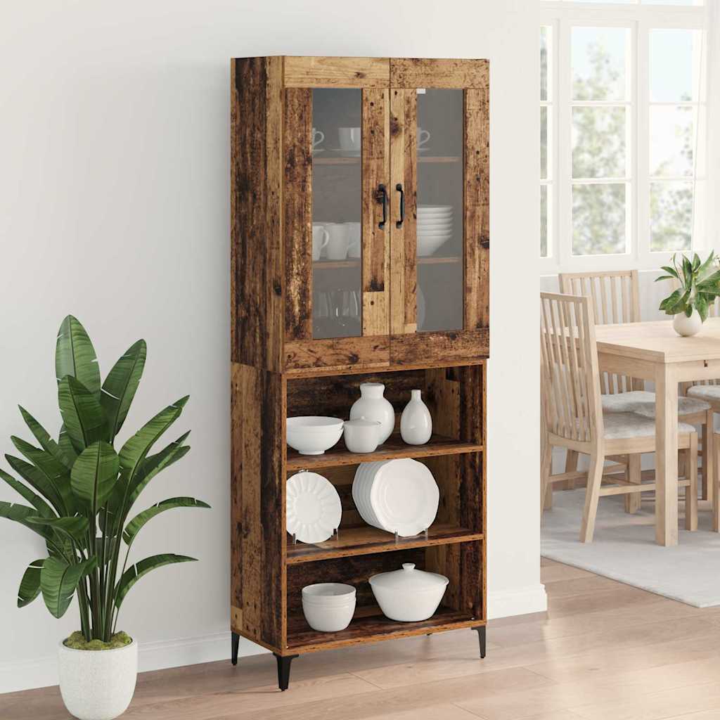 Highboard Staro drvo 69,5 x 34 x 180 cm Konstruirano drvo