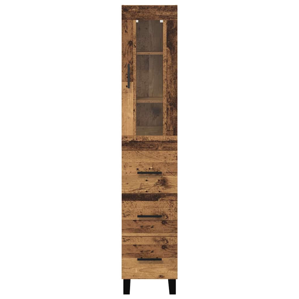 Highboard Staro drvo 34,5 x 34 x 180 cm Konstruirano drvo