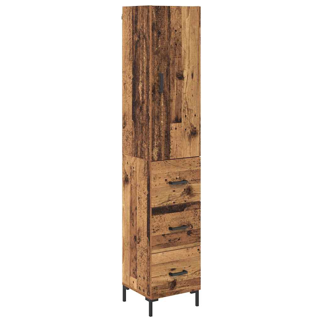 Highboard Staro drvo 34,5 x 34 x 180 cm Konstruirano drvo