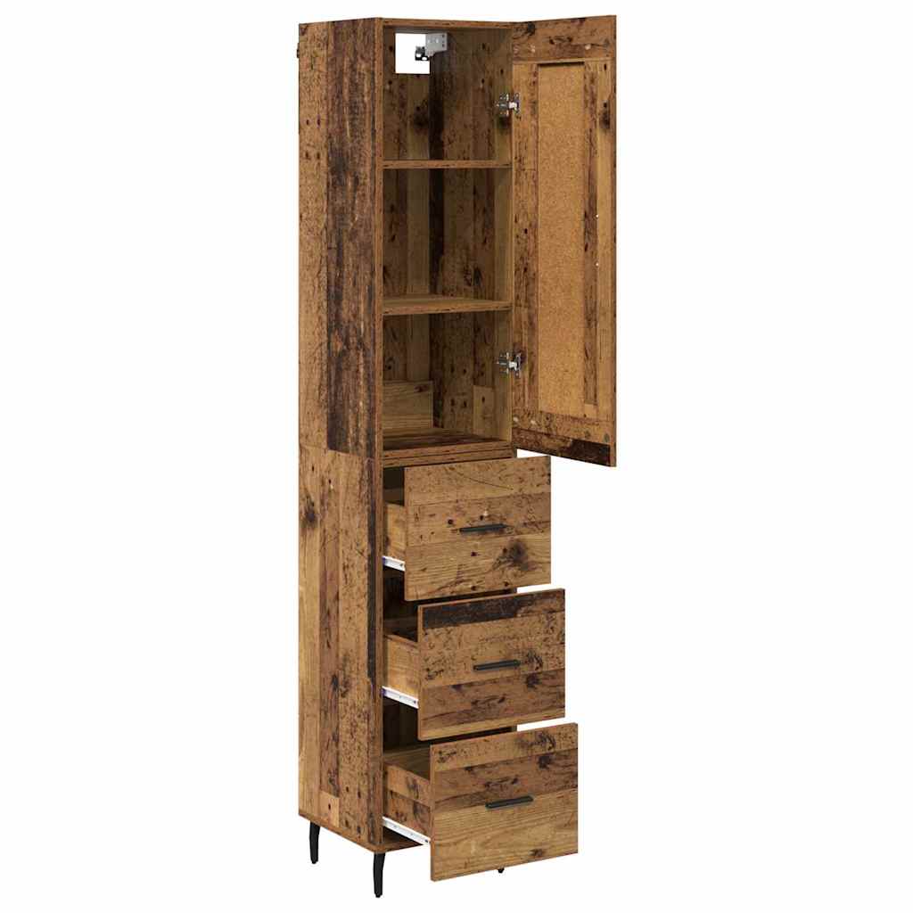 Highboard Staro drvo 34,5 x 34 x 180 cm Konstruirano drvo