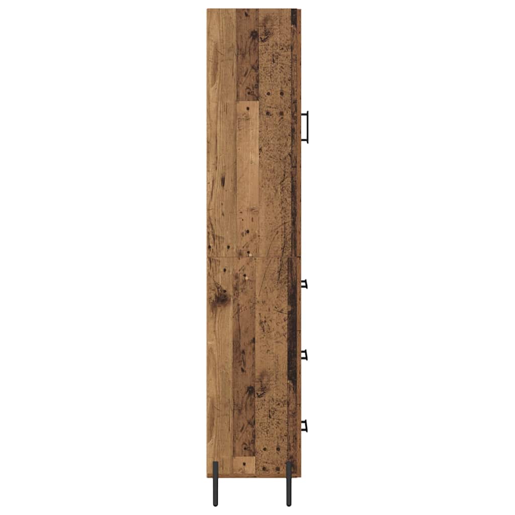 Highboard Staro drvo 34,5 x 34 x 180 cm Konstruirano drvo