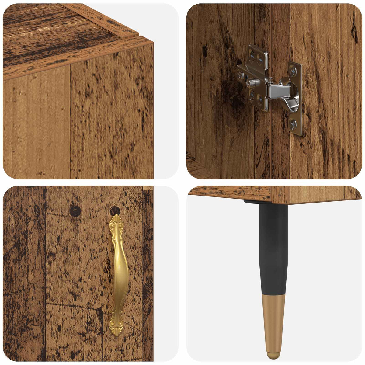 Highboard Staro drvo 69,5 x 34 x 180 cm Konstruirano drvo