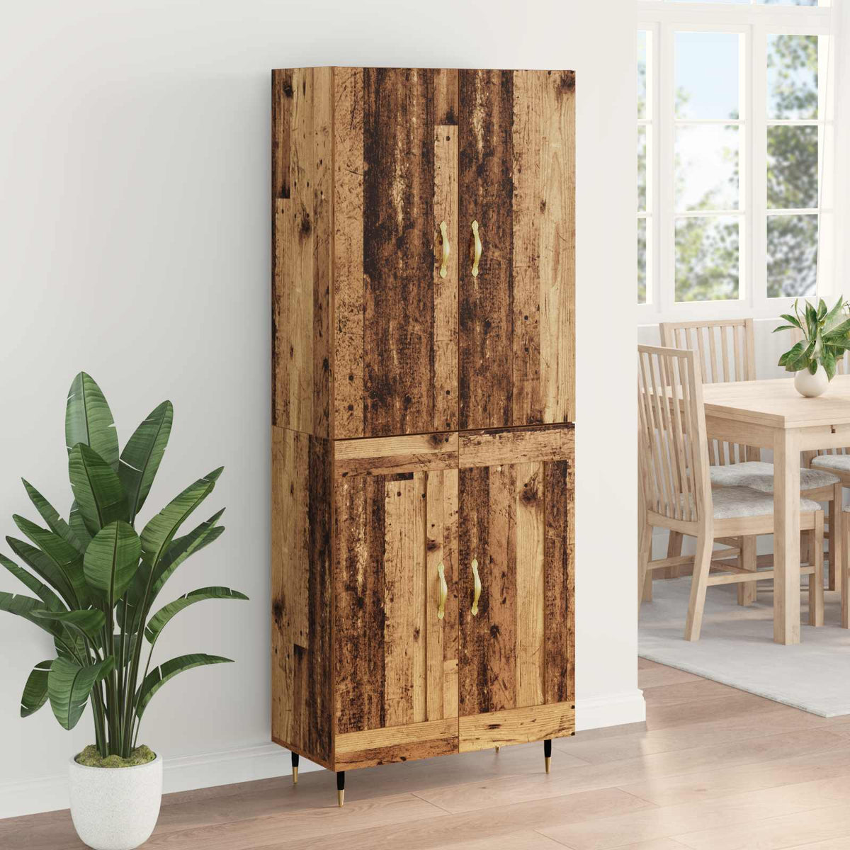 Highboard Staro drvo 69,5 x 34 x 180 cm Konstruirano drvo