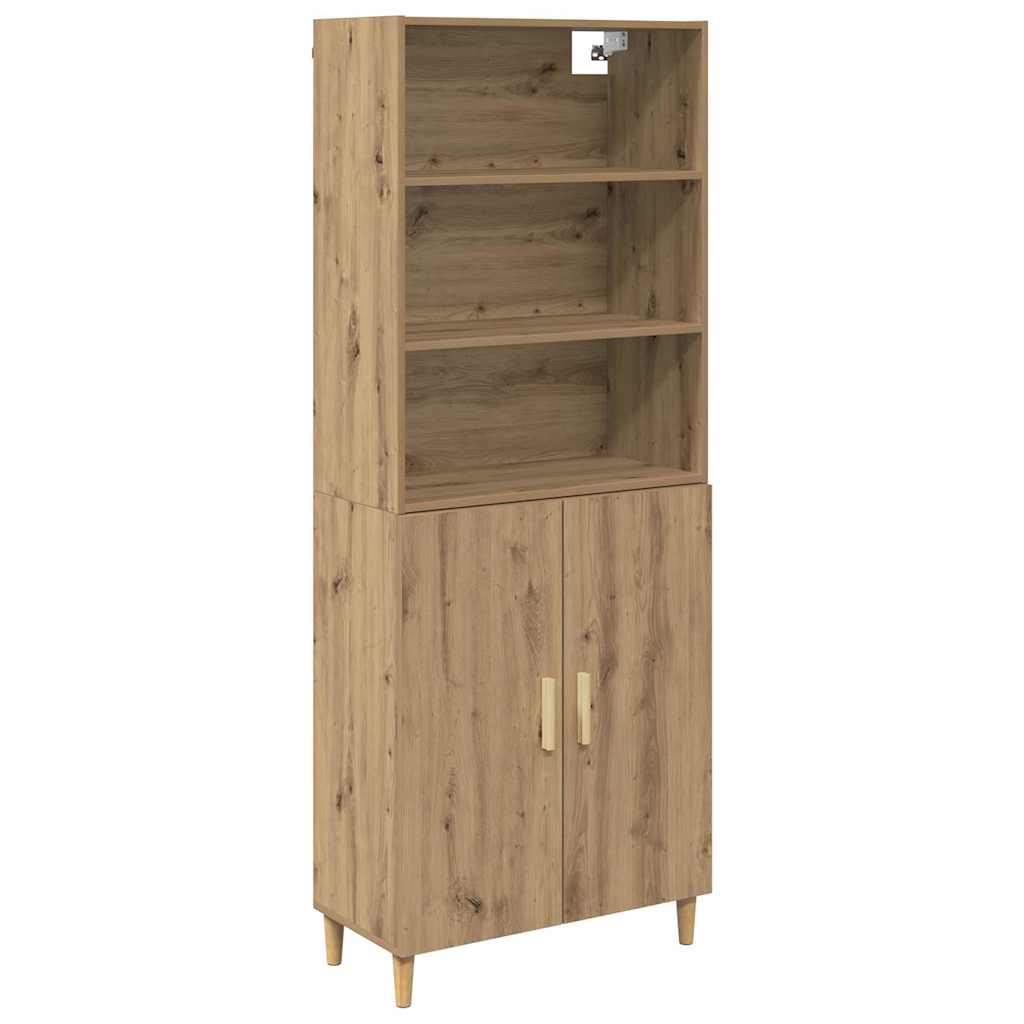 Highboard Umjetnički hrast 69,5 x 32,5 x 180 cm