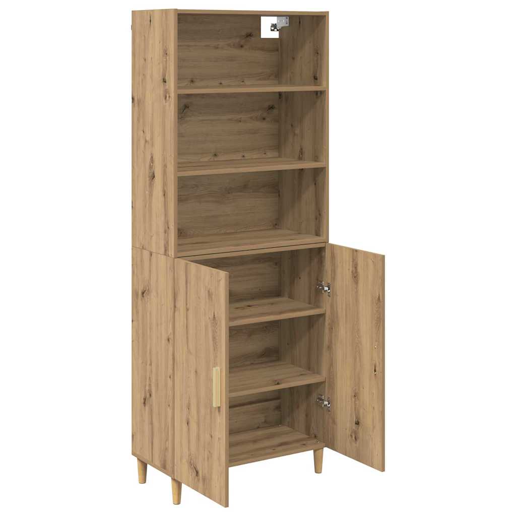 Highboard Umjetnički hrast 69,5 x 32,5 x 180 cm