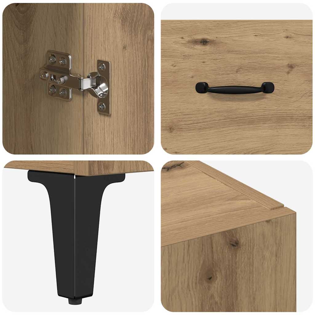 Highboard Umjetnički hrast 69,5 x 34 x 180 cm Konstruirano drvo