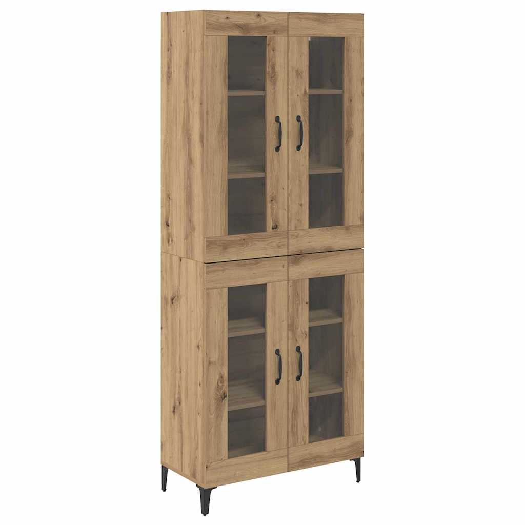 Highboard Umjetnički hrast 69,5 x 34 x 180 cm Konstruirano drvo