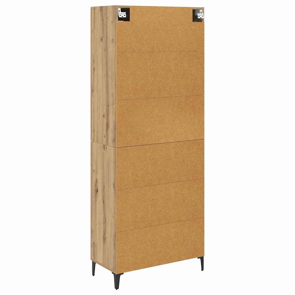 Highboard Umjetnički hrast 69,5 x 34 x 180 cm Konstruirano drvo