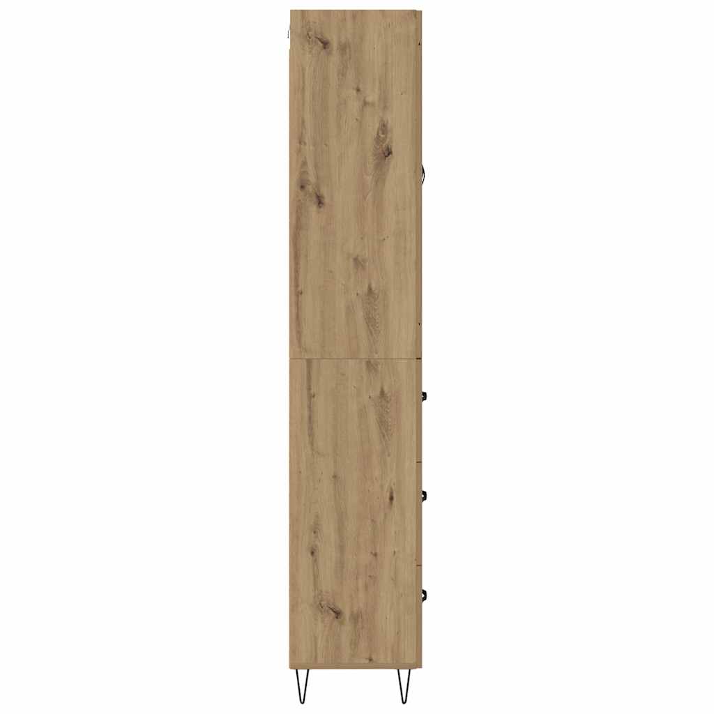 Highboard Umjetnički hrast 69,5 x 34 x 180 cm Konstruirano drvo