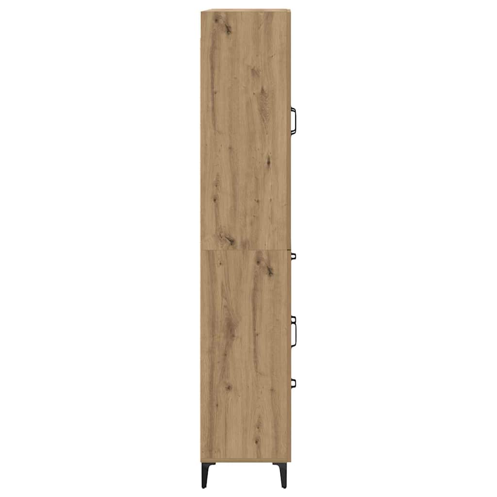Highboard Umjetnički hrast 69,5 x 34 x 180 cm Konstruirano drvo