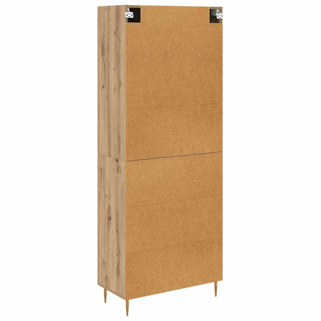 Highboard Umjetnički hrast 69,5 x 34 x 180 cm Konstruirano drvo