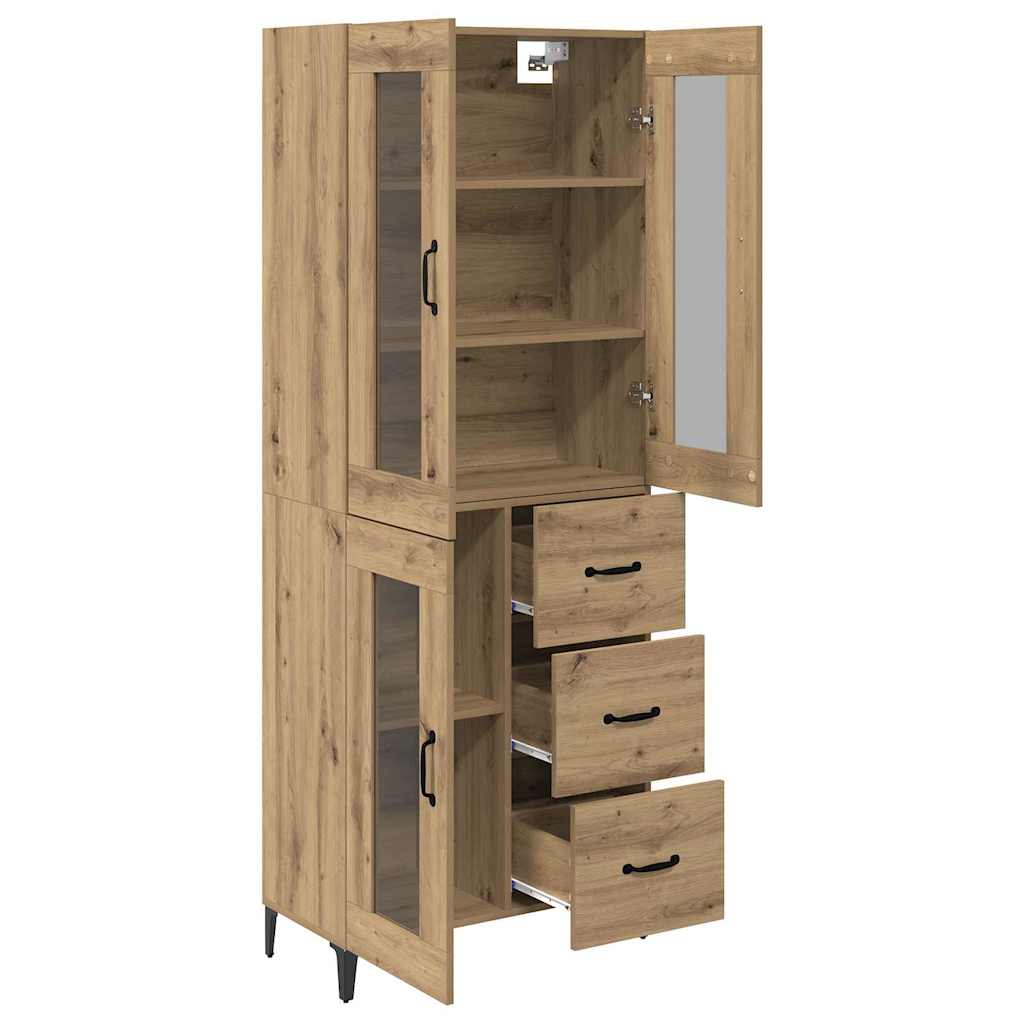 Highboard Umjetnički hrast 69,5 x 34 x 180 cm Konstruirano drvo