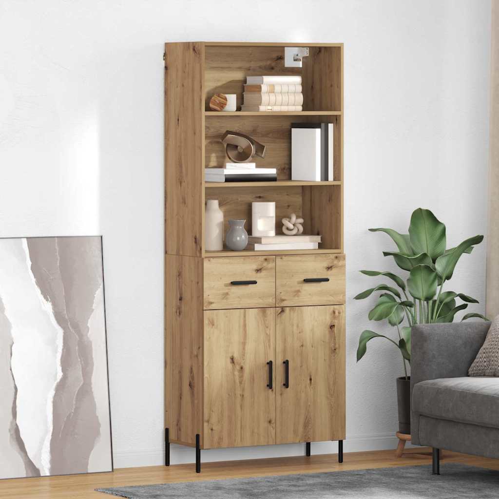Highboard Umjetnički hrast 69,5 x 32,5 x 180 cm