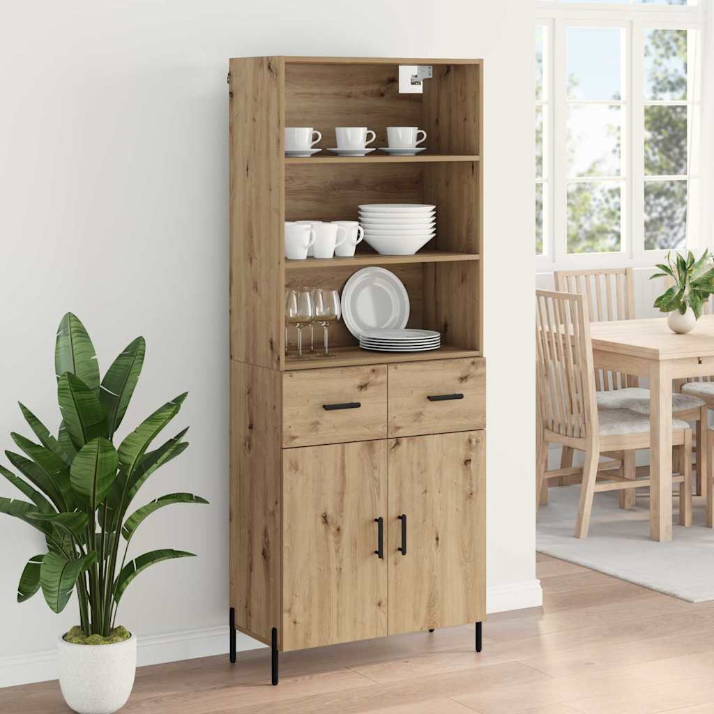 Highboard Umjetnički hrast 69,5 x 32,5 x 180 cm