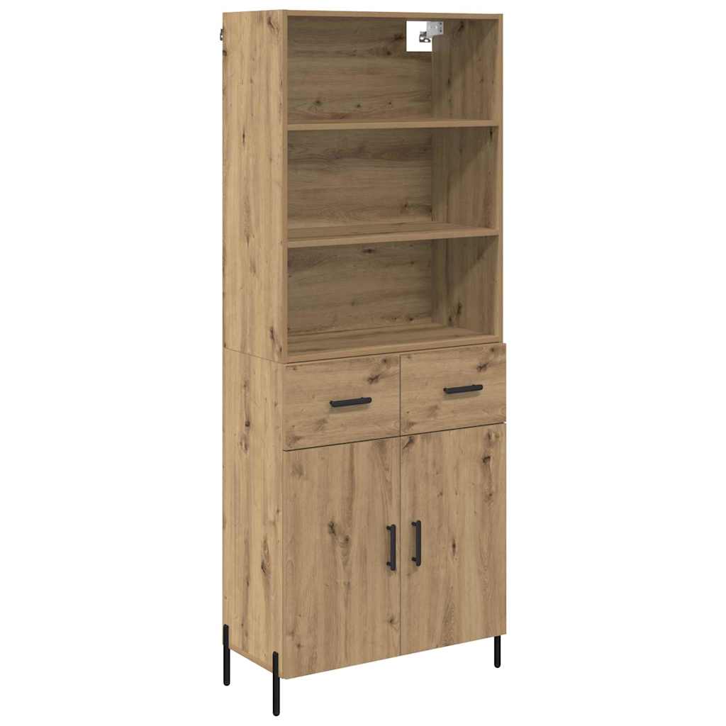 Highboard Umjetnički hrast 69,5 x 32,5 x 180 cm