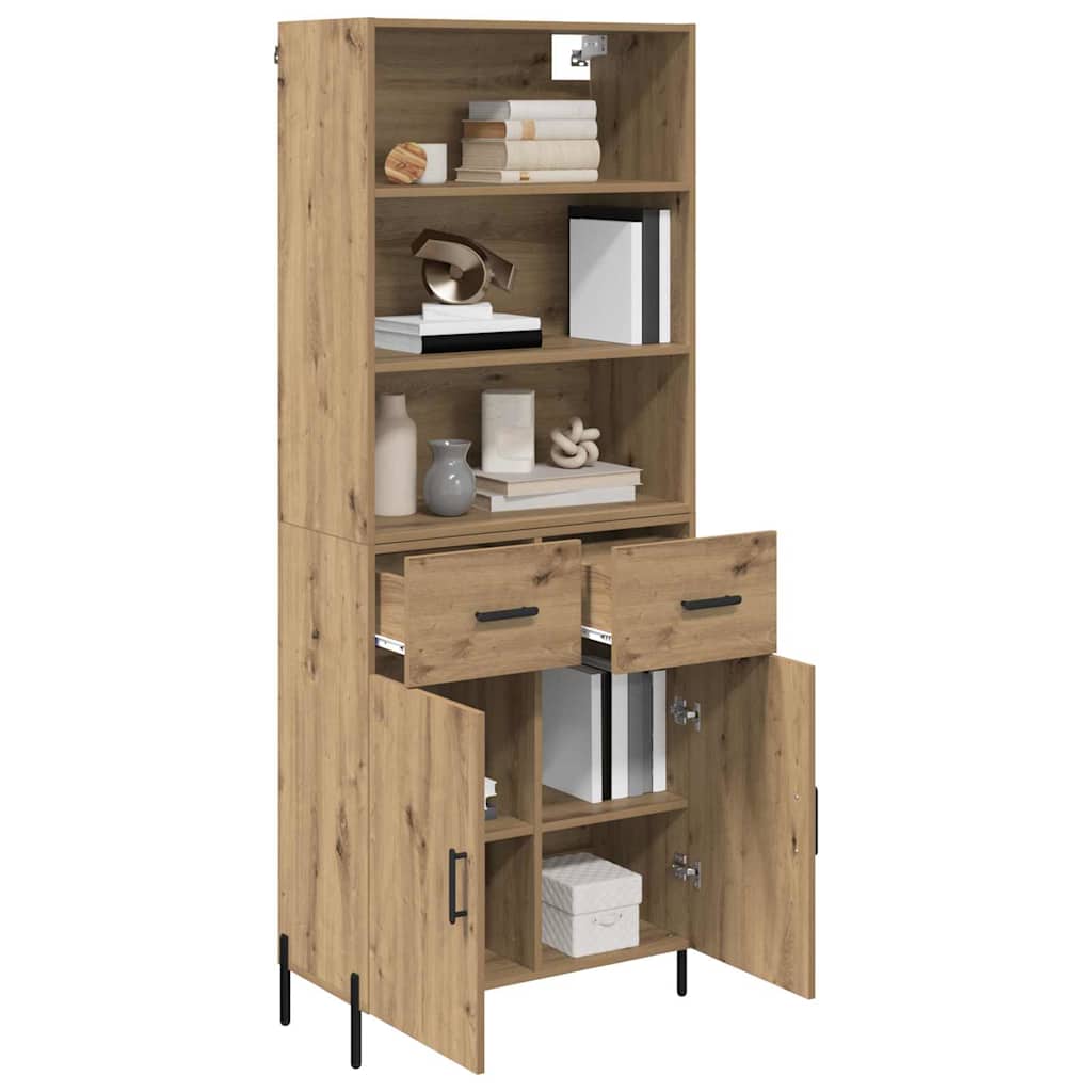 Highboard Umjetnički hrast 69,5 x 32,5 x 180 cm