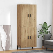 Highboard Umjetnički hrast 69,5 x 34 x 180 cm Konstruirano drvo