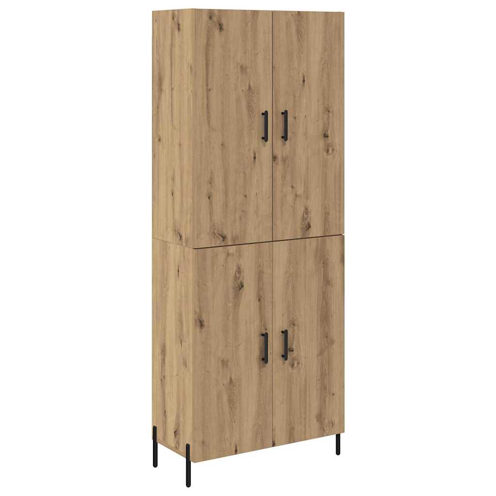 Highboard Umjetnički hrast 69,5 x 34 x 180 cm Konstruirano drvo