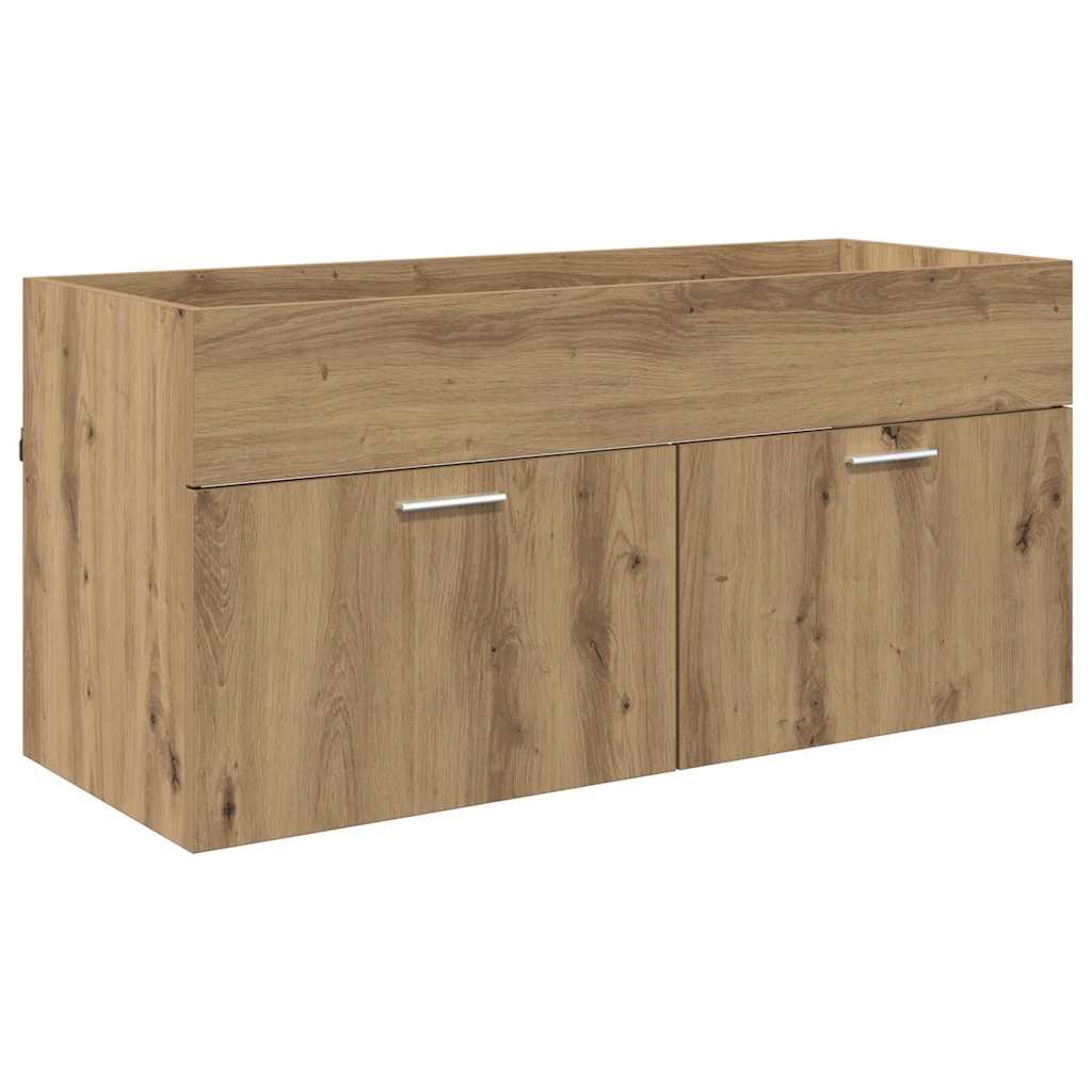 Kupaonski ormar Umjetnički hrast 100 x 38,5 x 46 cm