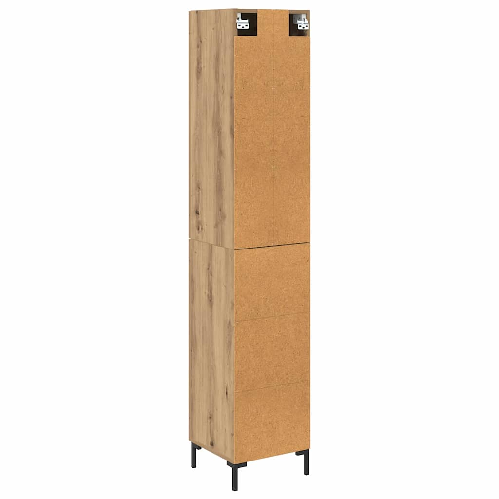 Highboard Umjetnički hrast 34,5 x 34 x 180 cm Konstruirano drvo
