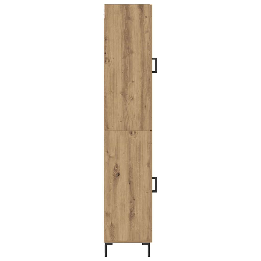 Highboard Umjetnički hrast 34,5 x 34 x 180 cm Konstruirano drvo