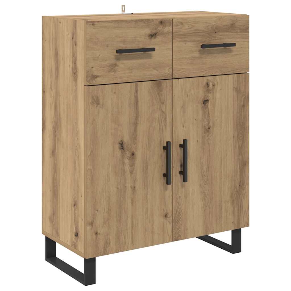 Highboard s ladicama 2 pcs Umjetnički hrast 69,5 x 34 x 180 cm