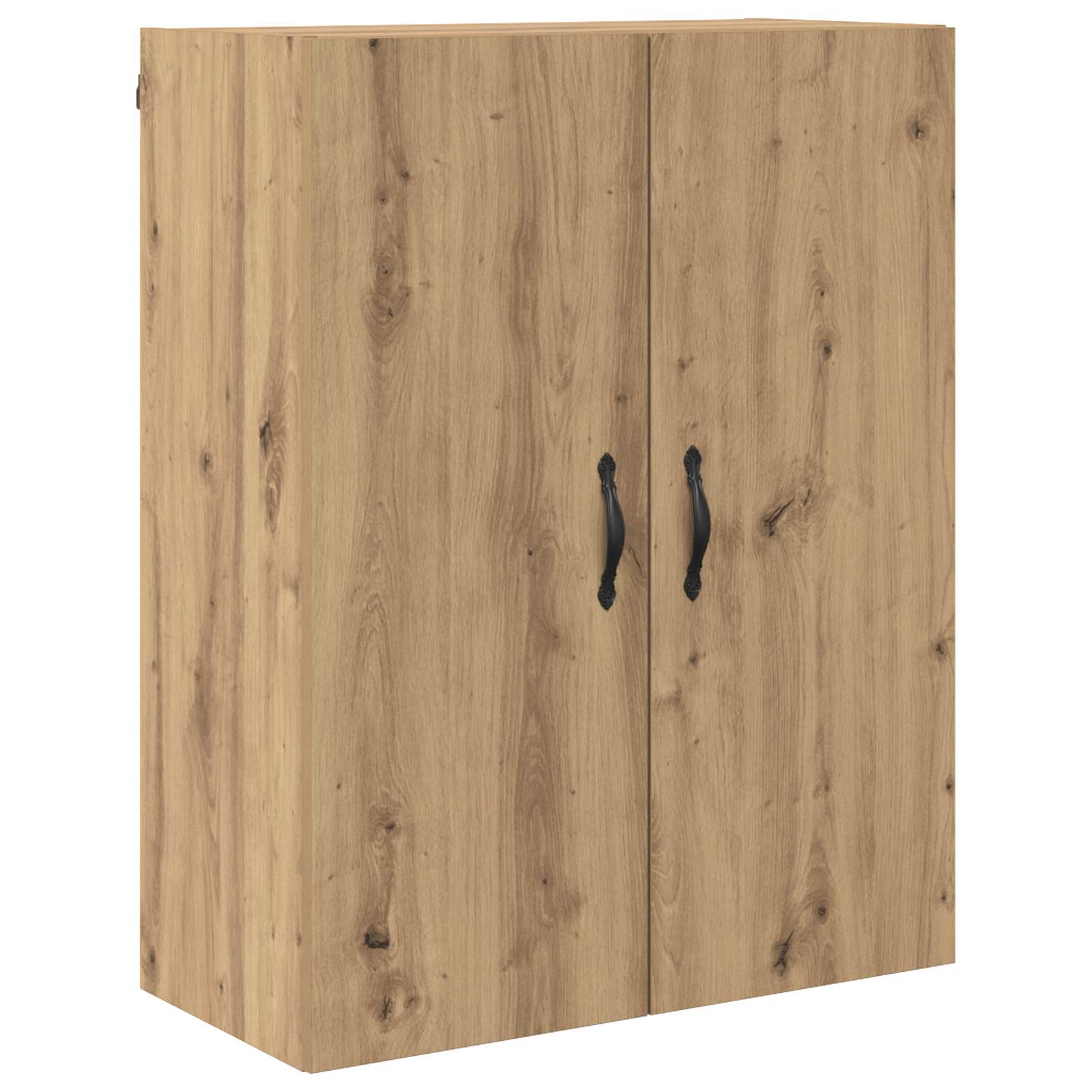 Highboard 2 pcs Umjetnički hrast Inženjersko drvo i staklo