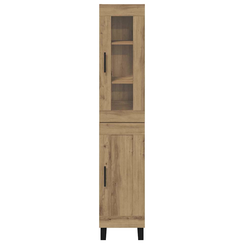 Highboard Umjetnički hrast 34,5 x 34 x 180 cm Konstruirano drvo