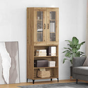 Highboard Umjetnički hrast 69,5 x 34 x 180 cm Konstruirano drvo