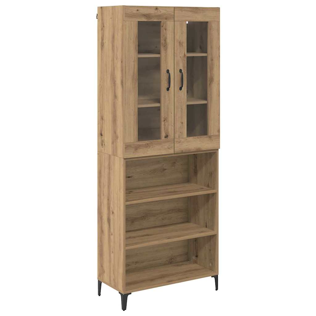 Highboard Umjetnički hrast 69,5 x 34 x 180 cm Konstruirano drvo