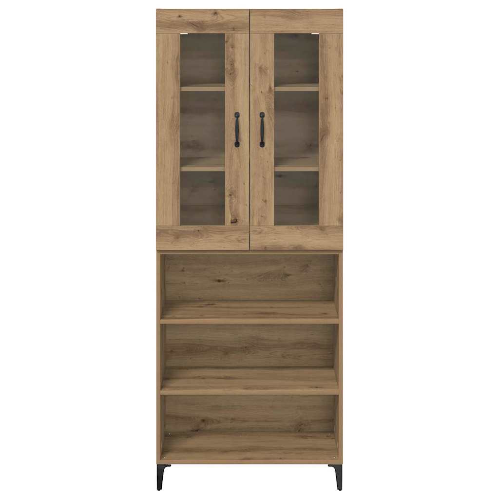 Highboard Umjetnički hrast 69,5 x 34 x 180 cm Konstruirano drvo