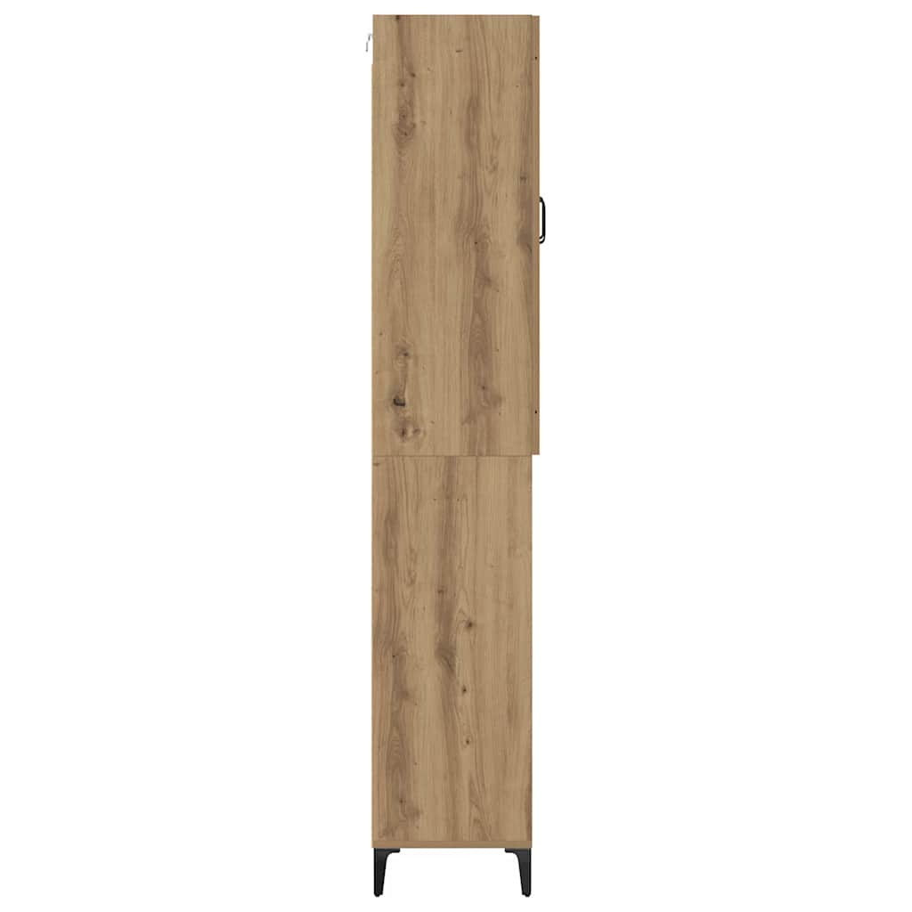 Highboard Umjetnički hrast 69,5 x 34 x 180 cm Konstruirano drvo