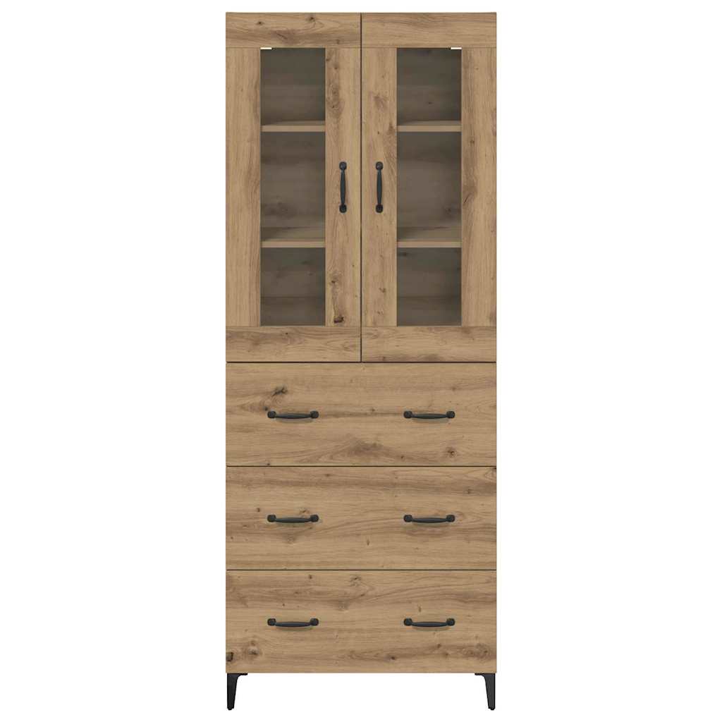 Highboard Umjetnički hrast 69,5 x 34 x 180 cm Konstruirano drvo