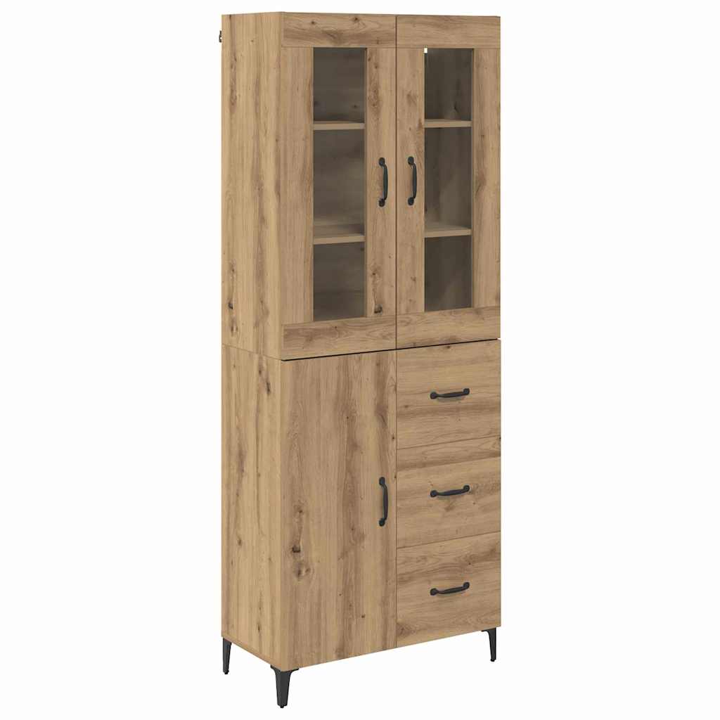 Highboard Umjetnički hrast 69,5 x 34 x 180 cm Konstruirano drvo