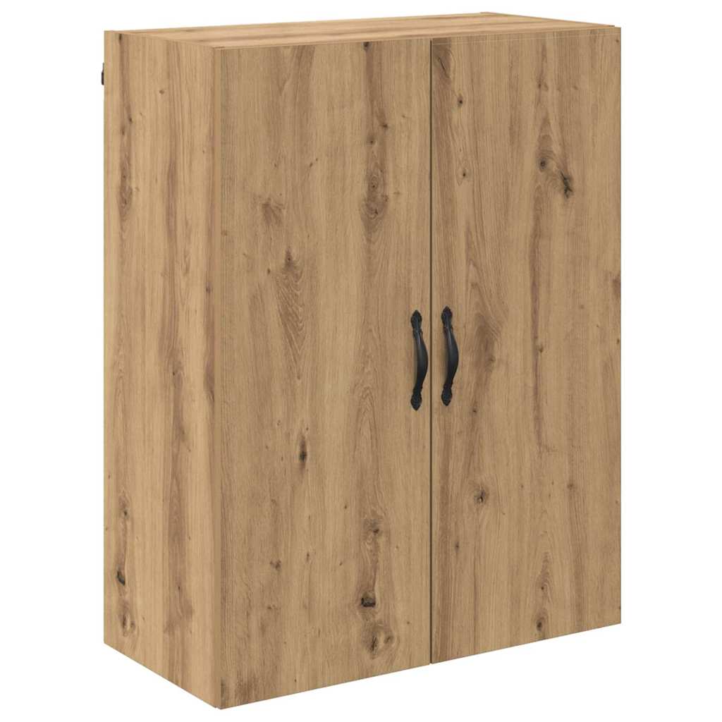 Highboard 2 pcs Umjetnički hrast Inženjersko drvo i staklo