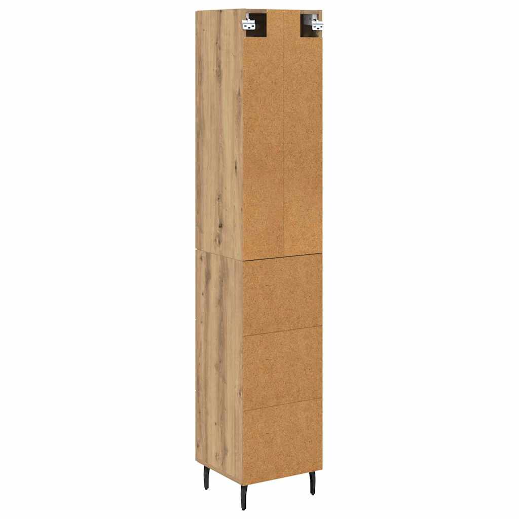 Highboard Umjetnički hrast 34,5 x 34 x 180 cm Konstruirano drvo