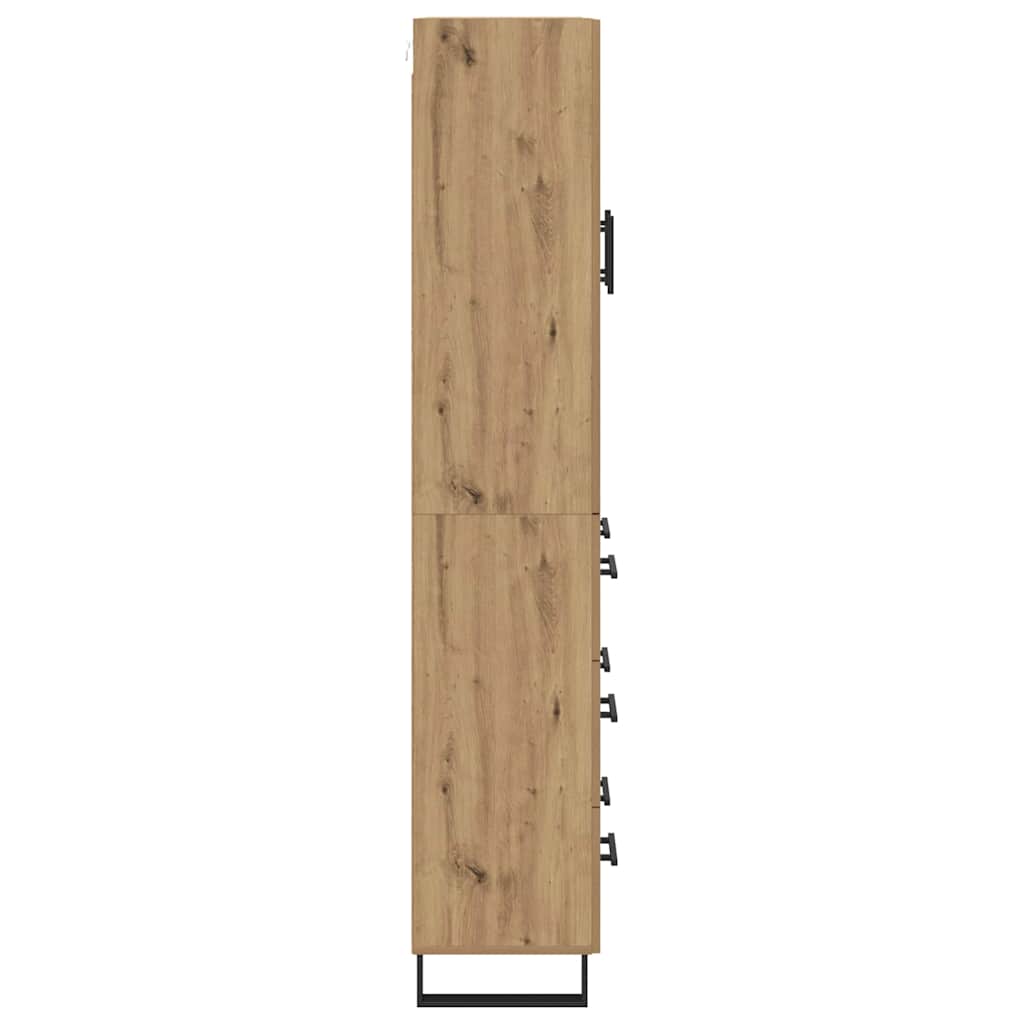 Highboard s ladicama 2 pcs Umjetnički hrast 69,5 x 34 x 180 cm