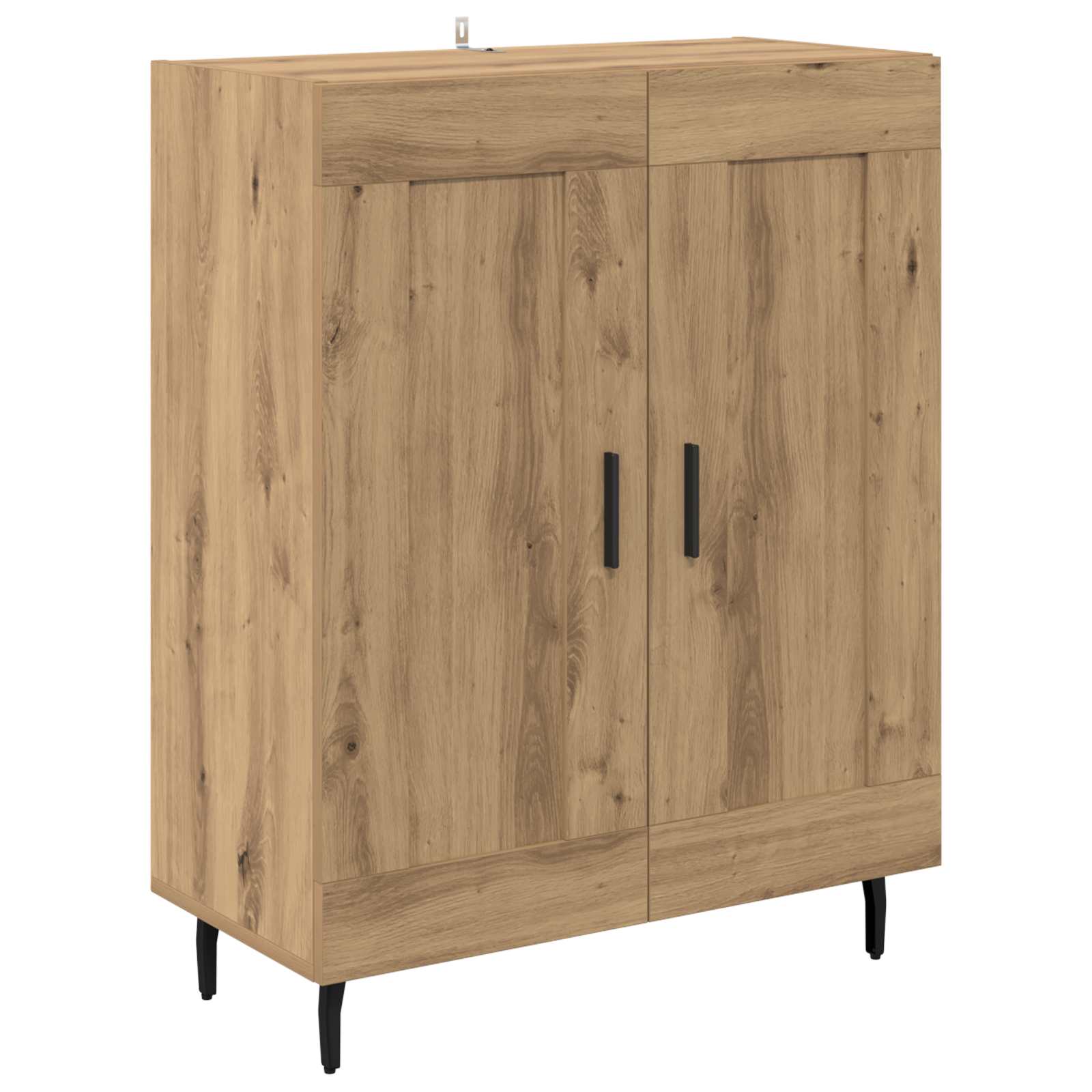 Highboard 2 pcs Umjetnički hrast Konstruirano drvo