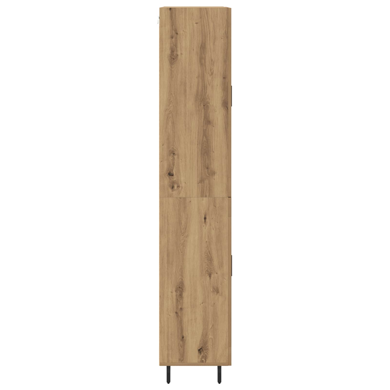 Highboard 2 pcs Umjetnički hrast Konstruirano drvo