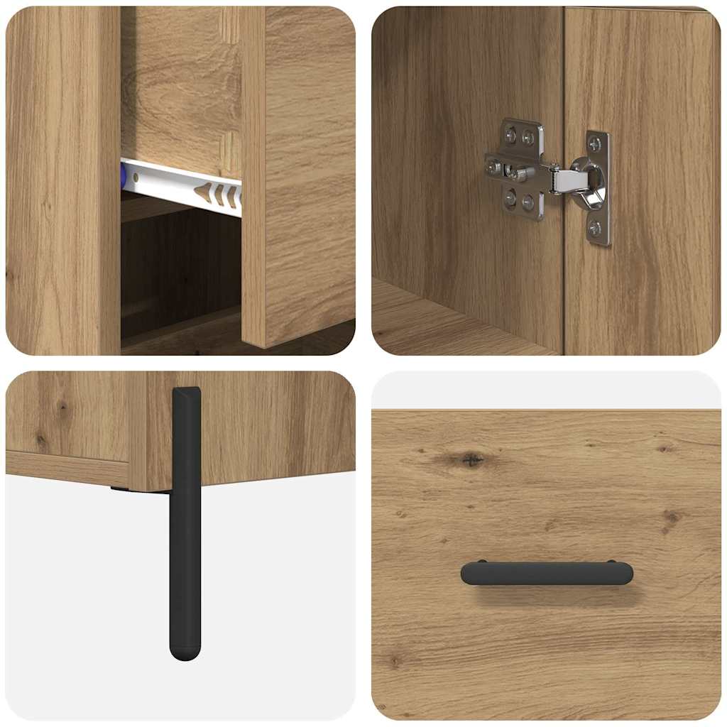 Highboard Umjetnički hrast 34,5 x 34 x 180 cm Konstruirano drvo