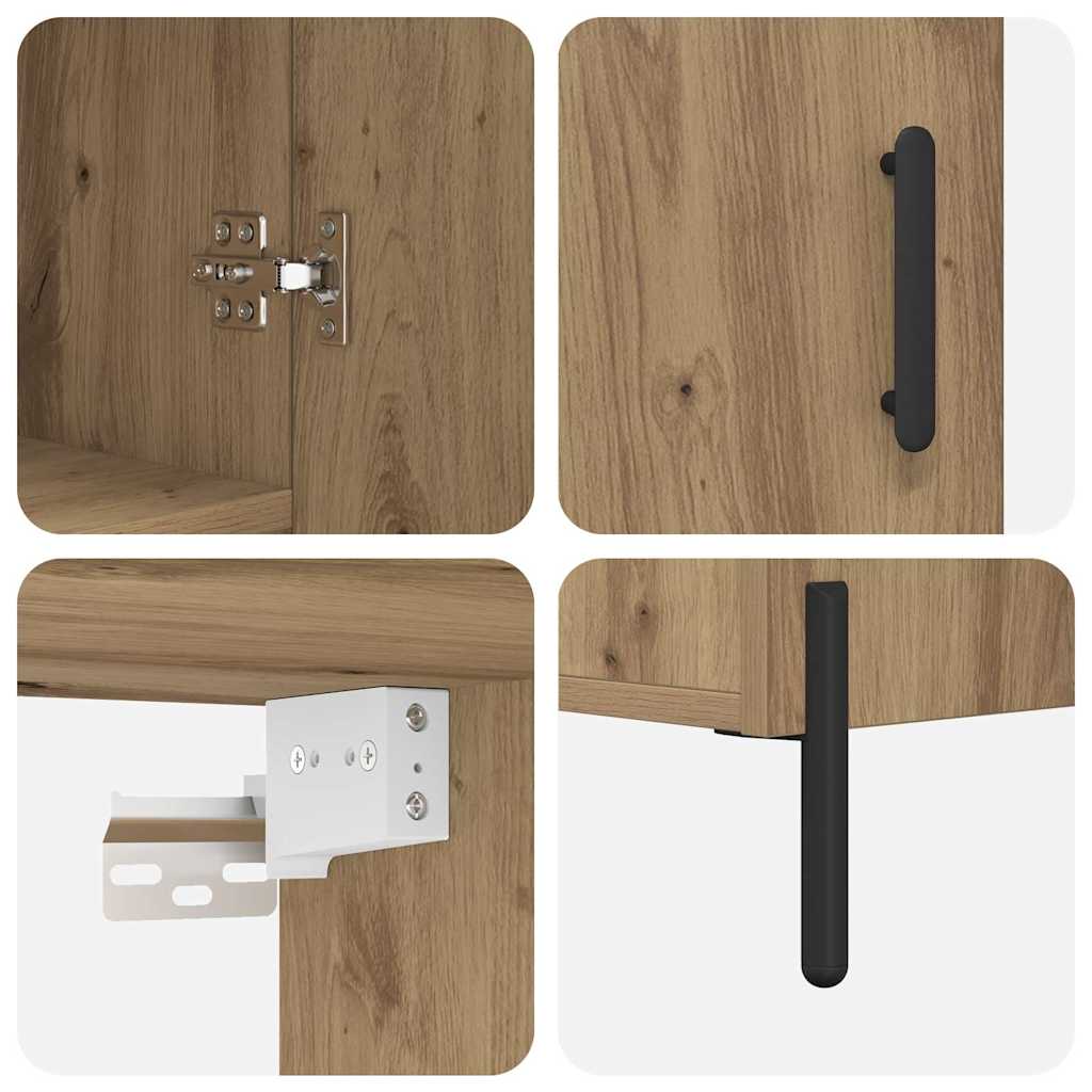 Highboard Umjetnički hrast 69,5 x 34 x 180 cm Konstruirano drvo