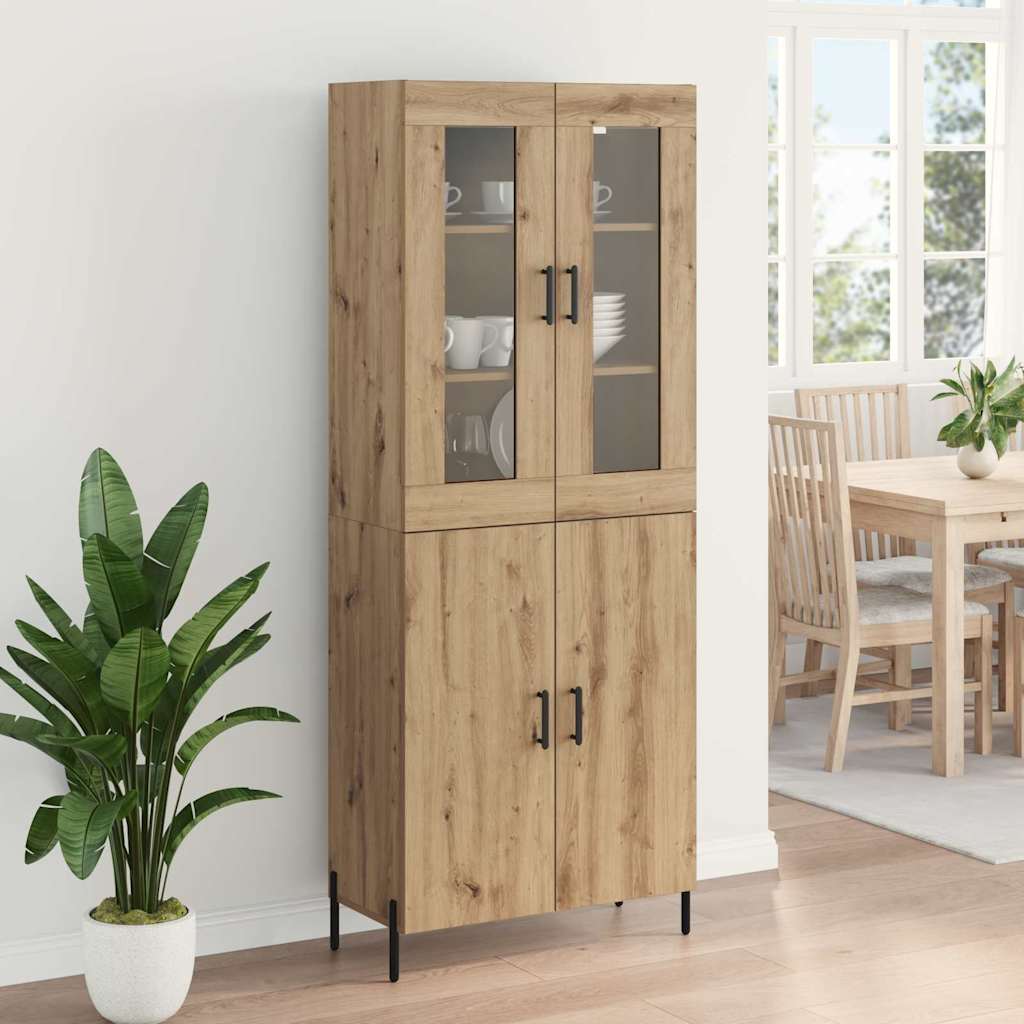 Highboard Umjetnički hrast 69,5 x 34 x 180 cm Konstruirano drvo