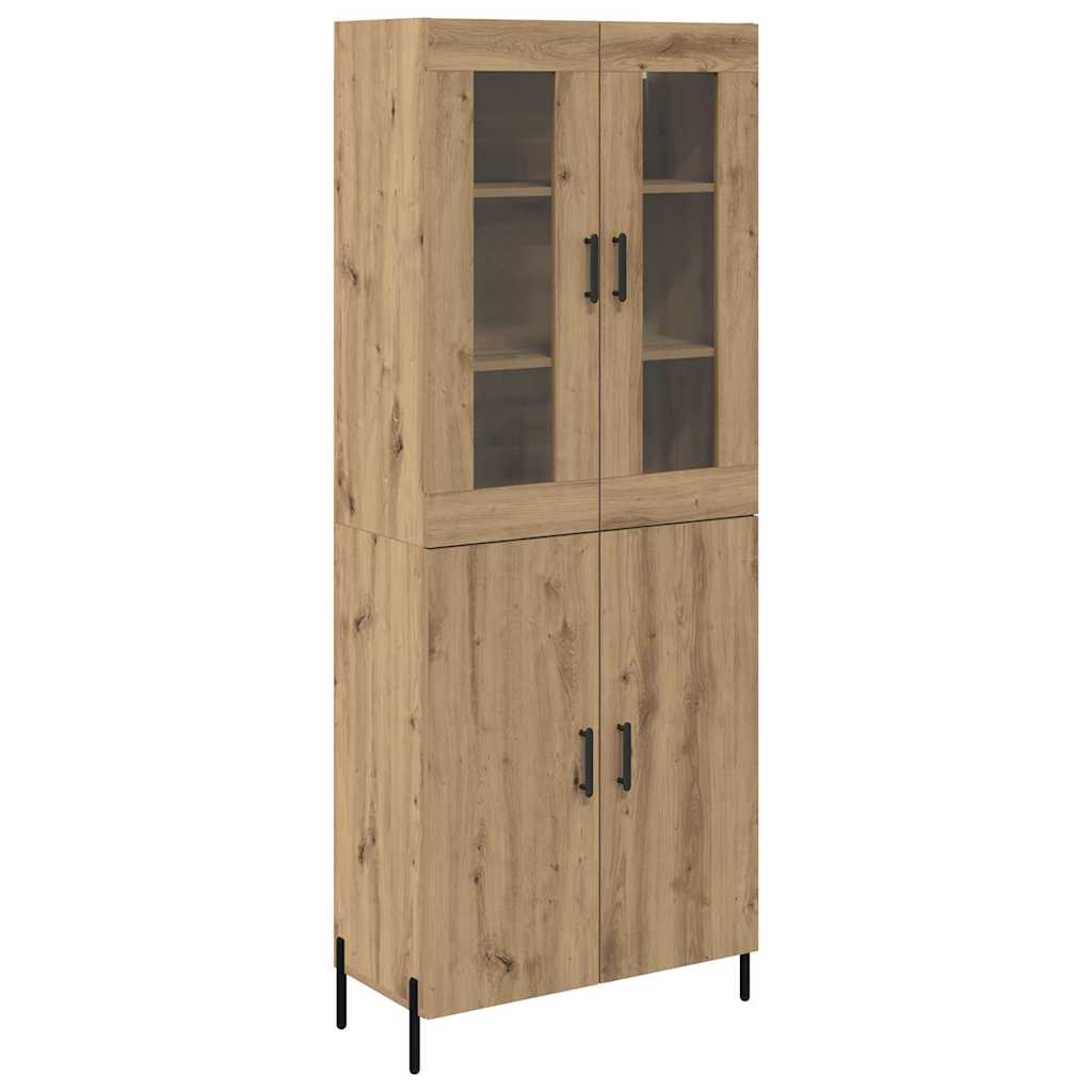 Highboard Umjetnički hrast 69,5 x 34 x 180 cm Konstruirano drvo