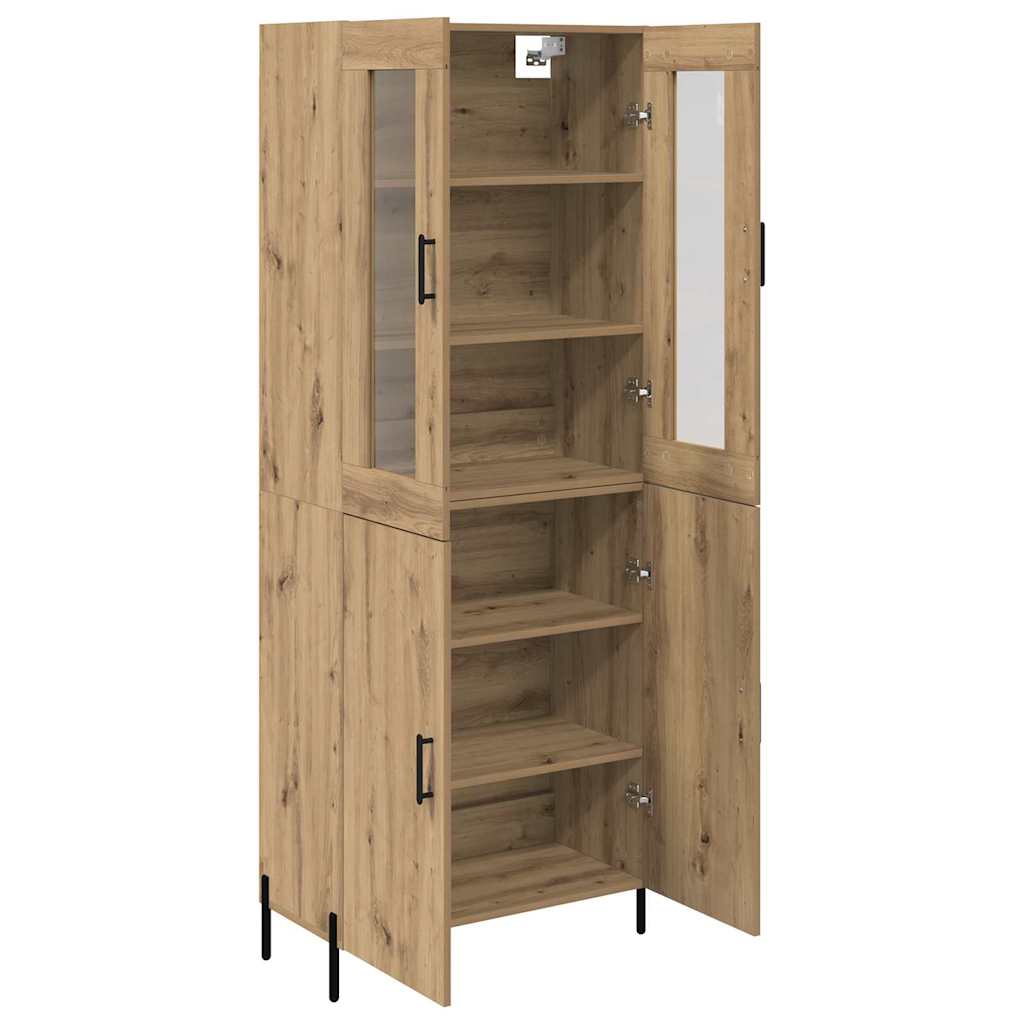 Highboard Umjetnički hrast 69,5 x 34 x 180 cm Konstruirano drvo