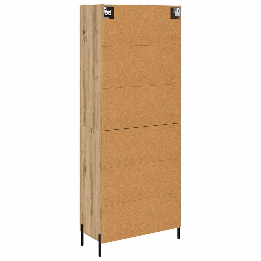 Highboard Umjetnički hrast 69,5 x 34 x 180 cm Konstruirano drvo
