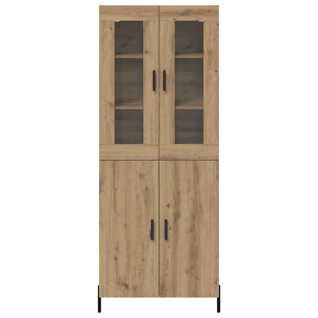 Highboard Umjetnički hrast 69,5 x 34 x 180 cm Konstruirano drvo